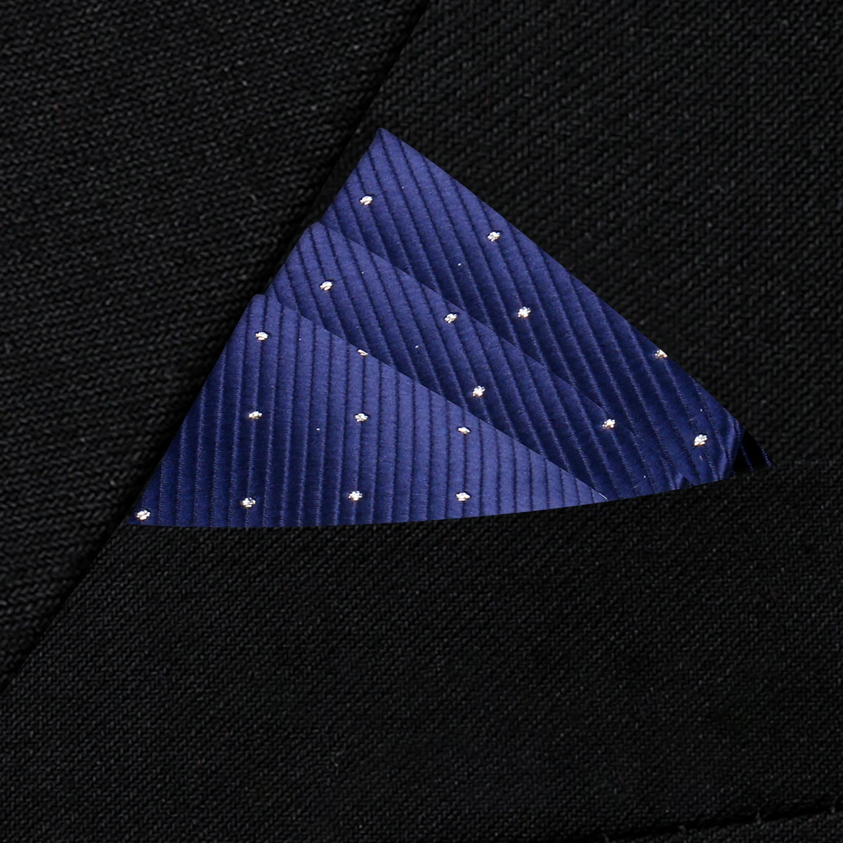 Pocket Square Silk High Grade New Style Handkerchief Men Black Suit Accessories Solid Men Handker Many Color Newest Fit Pockets