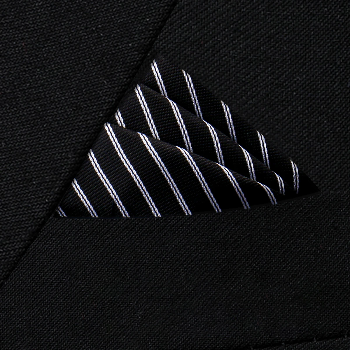 Pocket Square Silk High Grade New Style Handkerchief Men Black Suit Accessories Solid Men Handker Many Color Newest Fit Pockets