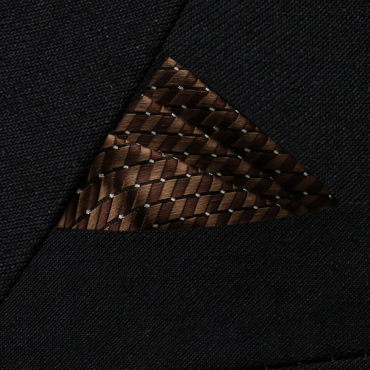 Pocket Square Silk High Grade New Style Handkerchief Men Black Suit Accessories Solid Men Handker Many Color Newest Fit Pockets