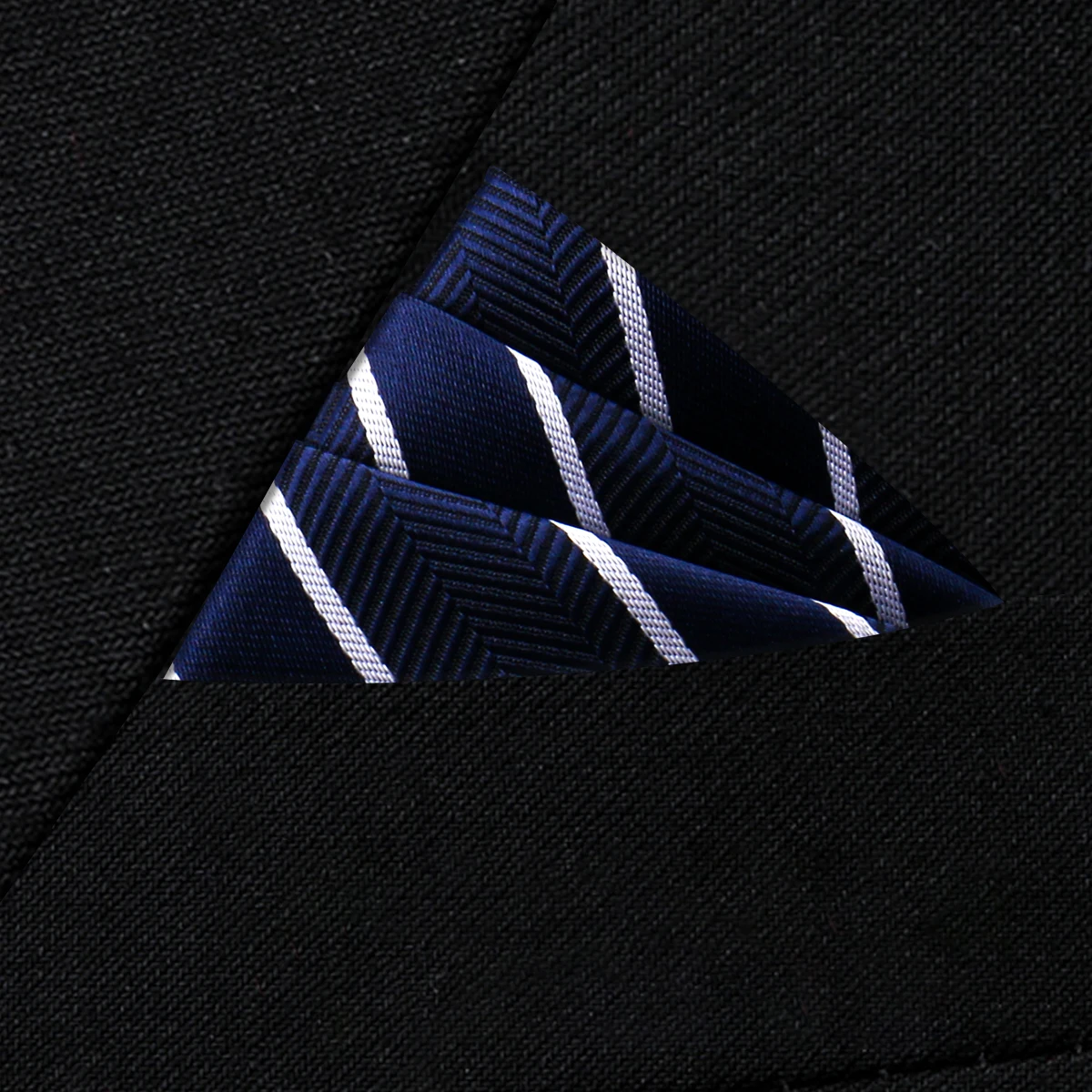Pocket Square Silk High Grade New Style Handkerchief Men Black Suit Accessories Solid Men Handker Many Color Newest Fit Pockets