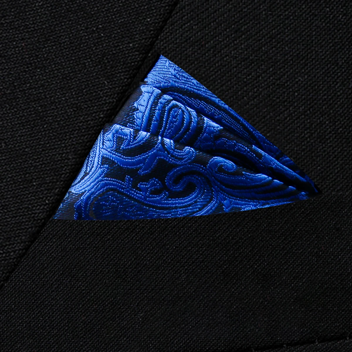Pocket Square Silk High Grade New Style Handkerchief Men Black Suit Accessories Solid Men Handker Many Color Newest Fit Pockets