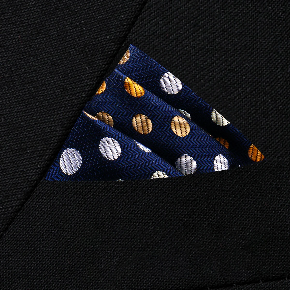 Pocket Square Silk High Grade New Style Handkerchief Men Black Suit Accessories Solid Men Handker Many Color Newest Fit Pockets