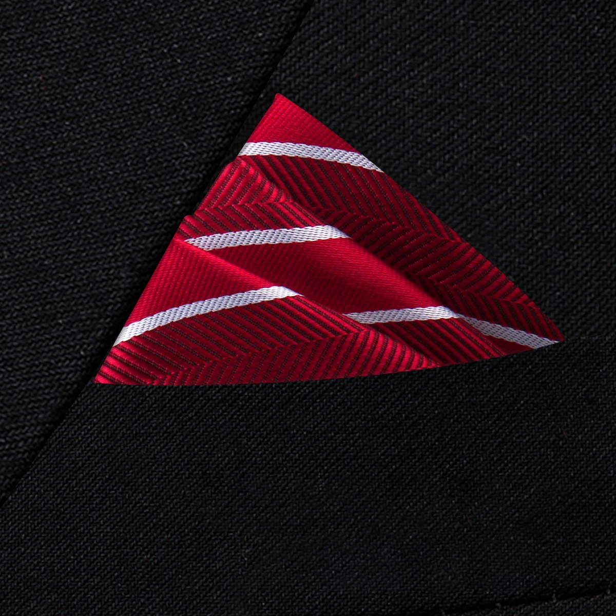 Pocket Square Silk High Grade New Style Handkerchief Men Black Suit Accessories Solid Men Handker Many Color Newest Fit Pockets