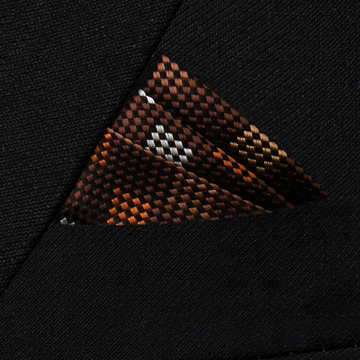 Pocket Square Silk High Grade New Style Handkerchief Men Black Suit Accessories Solid Men Handker Many Color Newest Fit Pockets