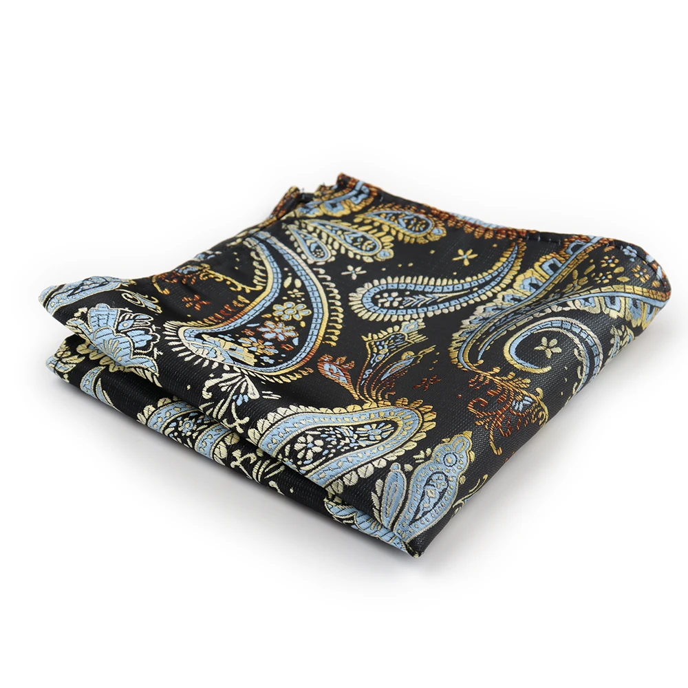 High Grade Brand Silk Kerchief Man Pocket Square Dark Blue Red Wine Handkerchief Suit Wedding Business Silk Suit Hanky Men Gifts