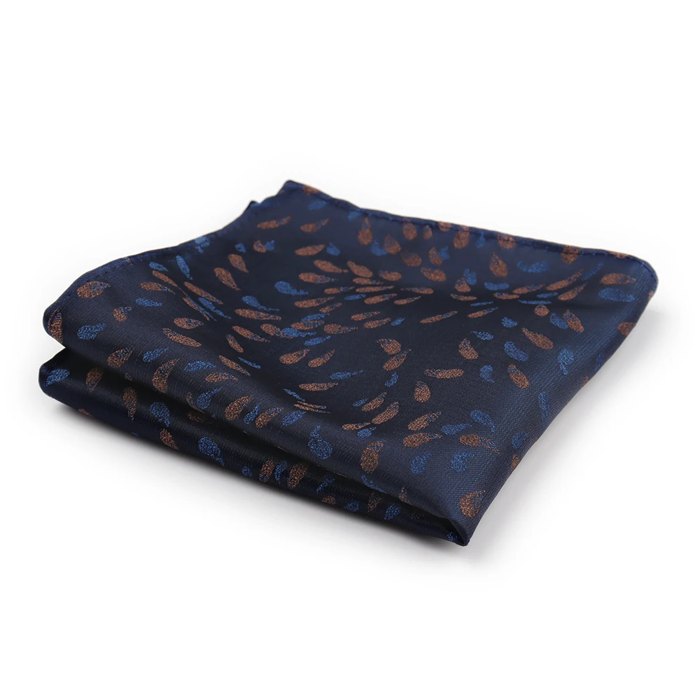 High Grade Brand Silk Kerchief Man Pocket Square Dark Blue Red Wine Handkerchief Suit Wedding Business Silk Suit Hanky Men Gifts
