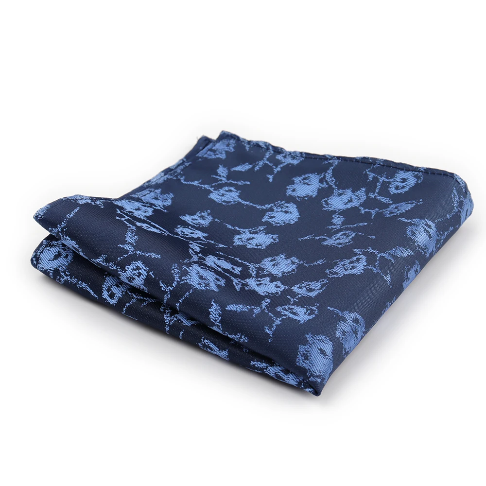 High Grade Brand Silk Kerchief Man Pocket Square Dark Blue Red Wine Handkerchief Suit Wedding Business Silk Suit Hanky Men Gifts