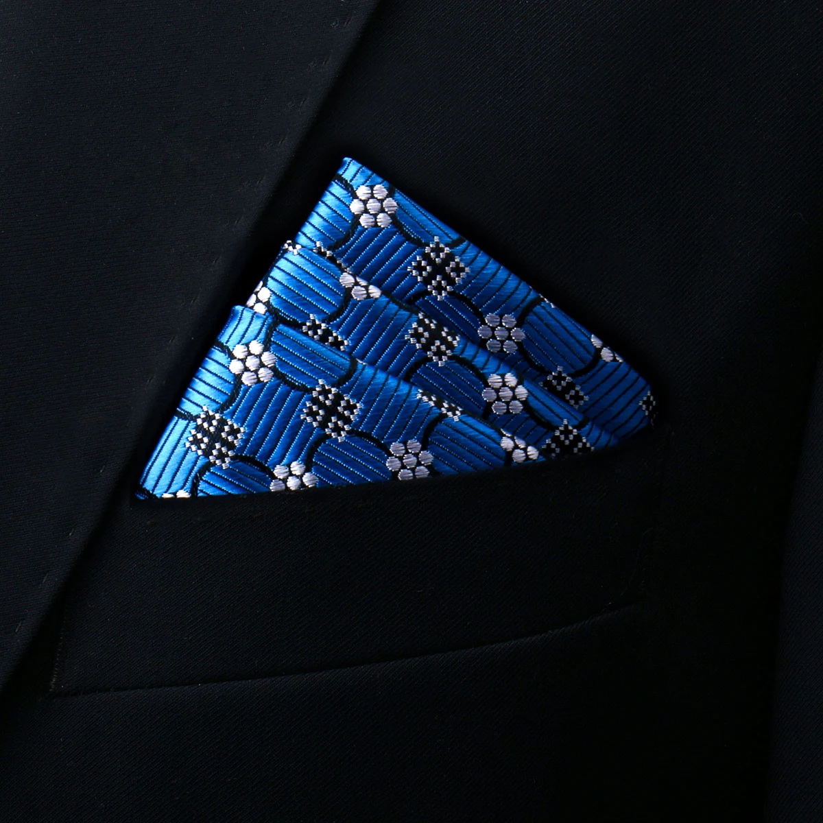 New Style Handkerchief Hot Sale Black Suit Accessories Solid Kerchief Men Wedding Party Birthday Gift Pocket Square Paisley