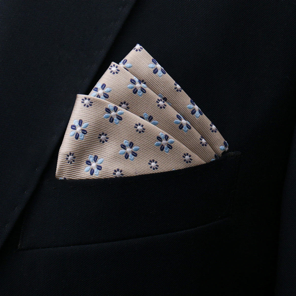 New Style Handkerchief Hot Sale Black Suit Accessories Solid Kerchief Men Wedding Party Birthday Gift Pocket Square Paisley