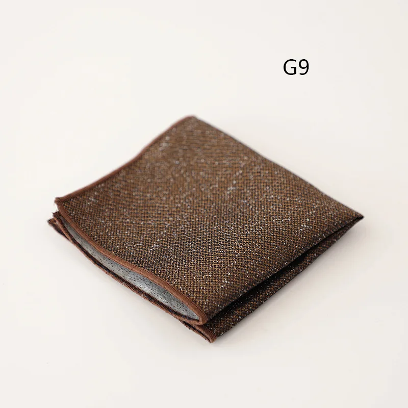 2025 New Luxury Formal Pocket Square Cartoon Horse Striped Green Handkerchief Polka Dot Polyester Hanky Wedding Party Suit Gift