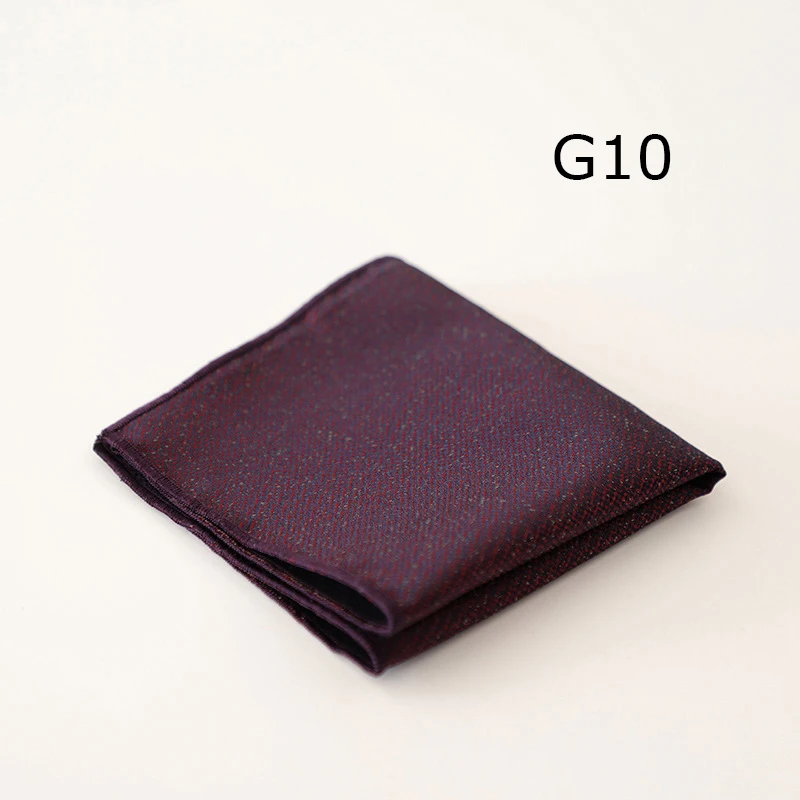 2025 New Luxury Formal Pocket Square Cartoon Horse Striped Green Handkerchief Polka Dot Polyester Hanky Wedding Party Suit Gift