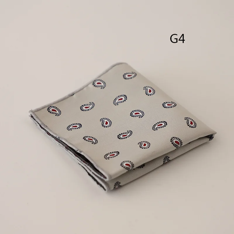 2025 New Luxury Formal Pocket Square Cartoon Horse Striped Green Handkerchief Polka Dot Polyester Hanky Wedding Party Suit Gift