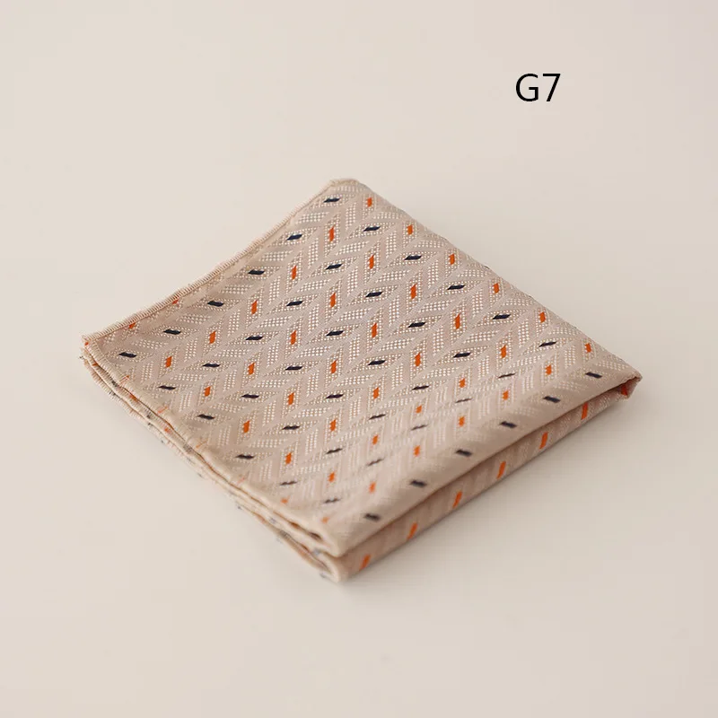 2025 New Luxury Formal Pocket Square Cartoon Horse Striped Green Handkerchief Polka Dot Polyester Hanky Wedding Party Suit Gift