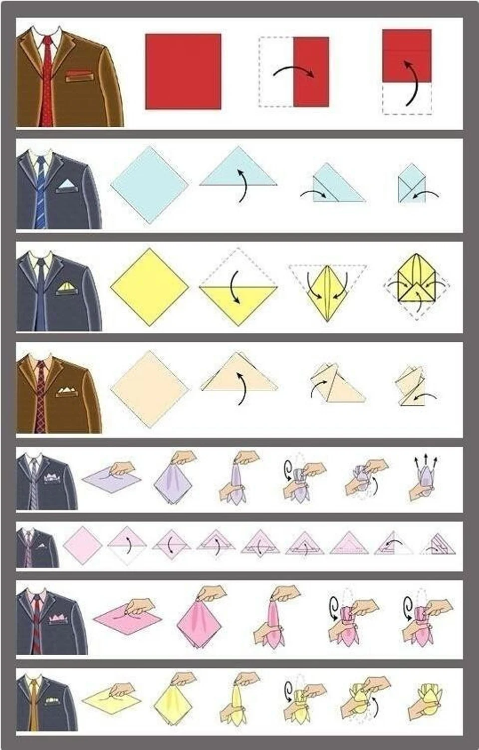 New Hanky Men's White Pocket Square Cotton Solid Color Handkerchief Chest Towel Prom Holiday Party Suit Hankies For Mens