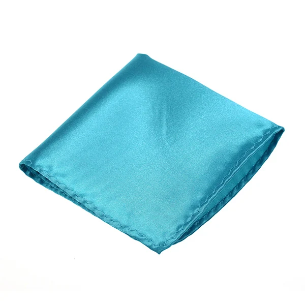 HUISHI Solid Handkerchief Vintage Fashion Party Pocket Hanky For Suit Men's Handkerchief Groomsmen Pocket Square Hanker