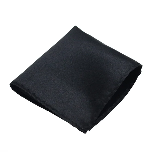 HUISHI Solid Handkerchief Vintage Fashion Party Pocket Hanky For Suit Men's Handkerchief Groomsmen Pocket Square Hanker