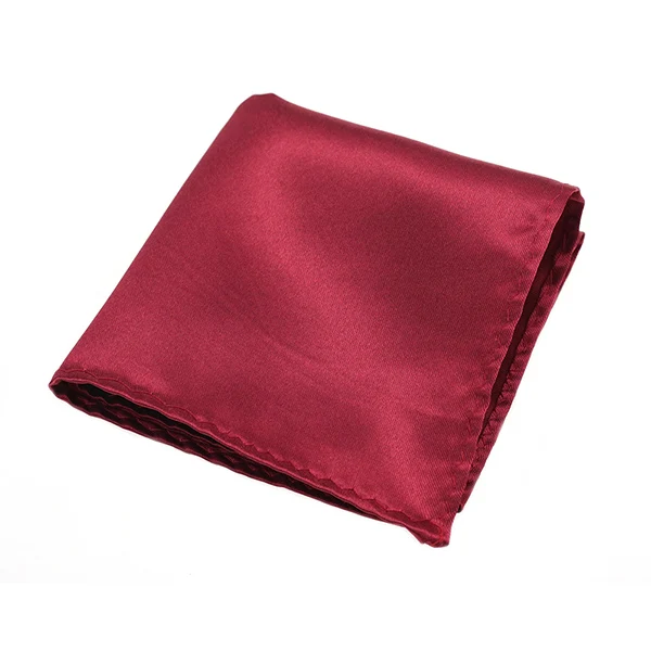 HUISHI Solid Handkerchief Vintage Fashion Party Pocket Hanky For Suit Men's Handkerchief Groomsmen Pocket Square Hanker