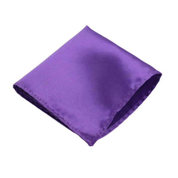 HUISHI Solid Handkerchief Vintage Fashion Party Pocket Hanky For Suit Men's Handkerchief Groomsmen Pocket Square Hanker