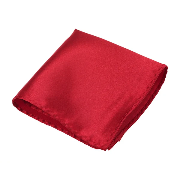 HUISHI Solid Handkerchief Vintage Fashion Party Pocket Hanky For Suit Men's Handkerchief Groomsmen Pocket Square Hanker