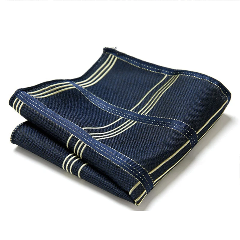 Paisley Hanky Floral Pocket Square Fit Men Suits Wedding Party Fashion Business Handkerchief Navy Blue Pocket Hanky Red Square