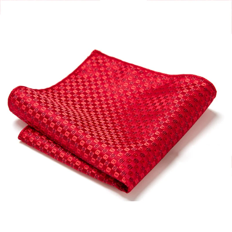 Paisley Hanky Floral Pocket Square Fit Men Suits Wedding Party Fashion Business Handkerchief Navy Blue Pocket Hanky Red Square