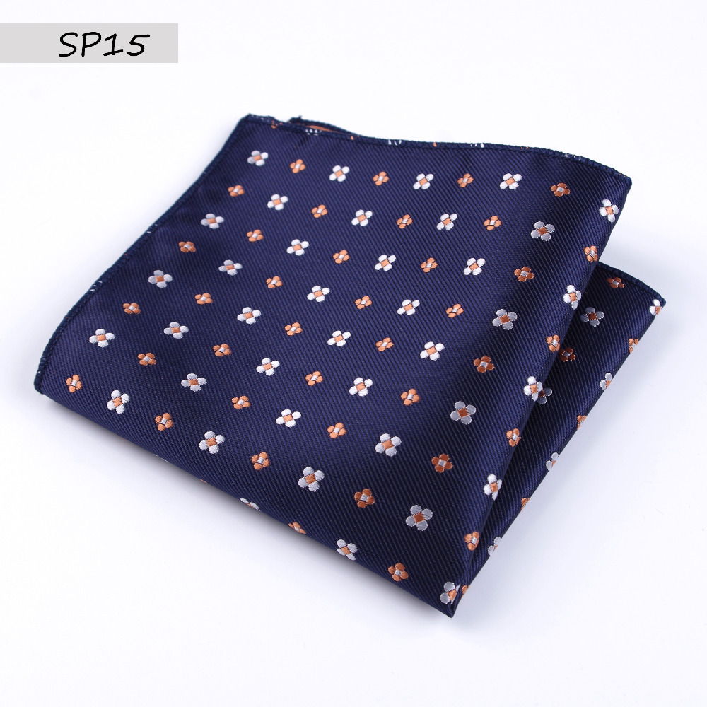 Vintage Paisley Men British Design Floral Print Pocket Square Handkerchief Chest Towel Suit Accessories