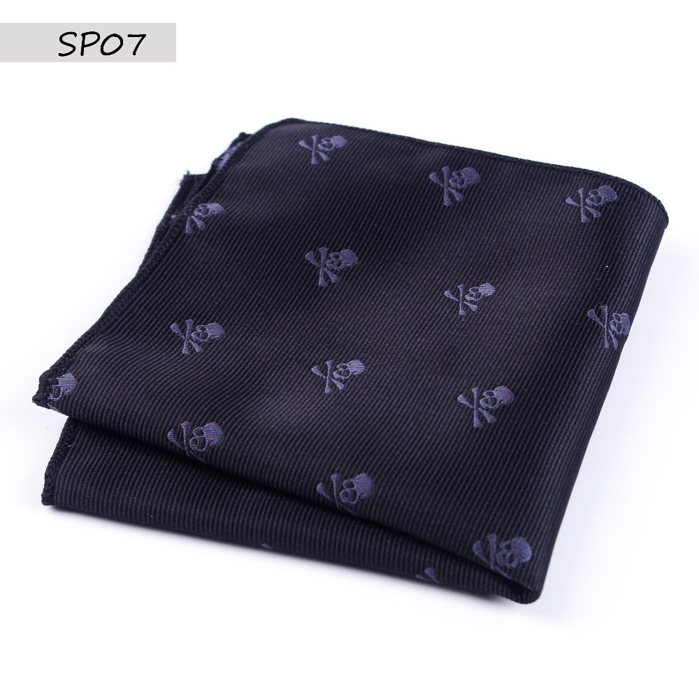 Vintage Paisley Men British Design Floral Print Pocket Square Handkerchief Chest Towel Suit Accessories