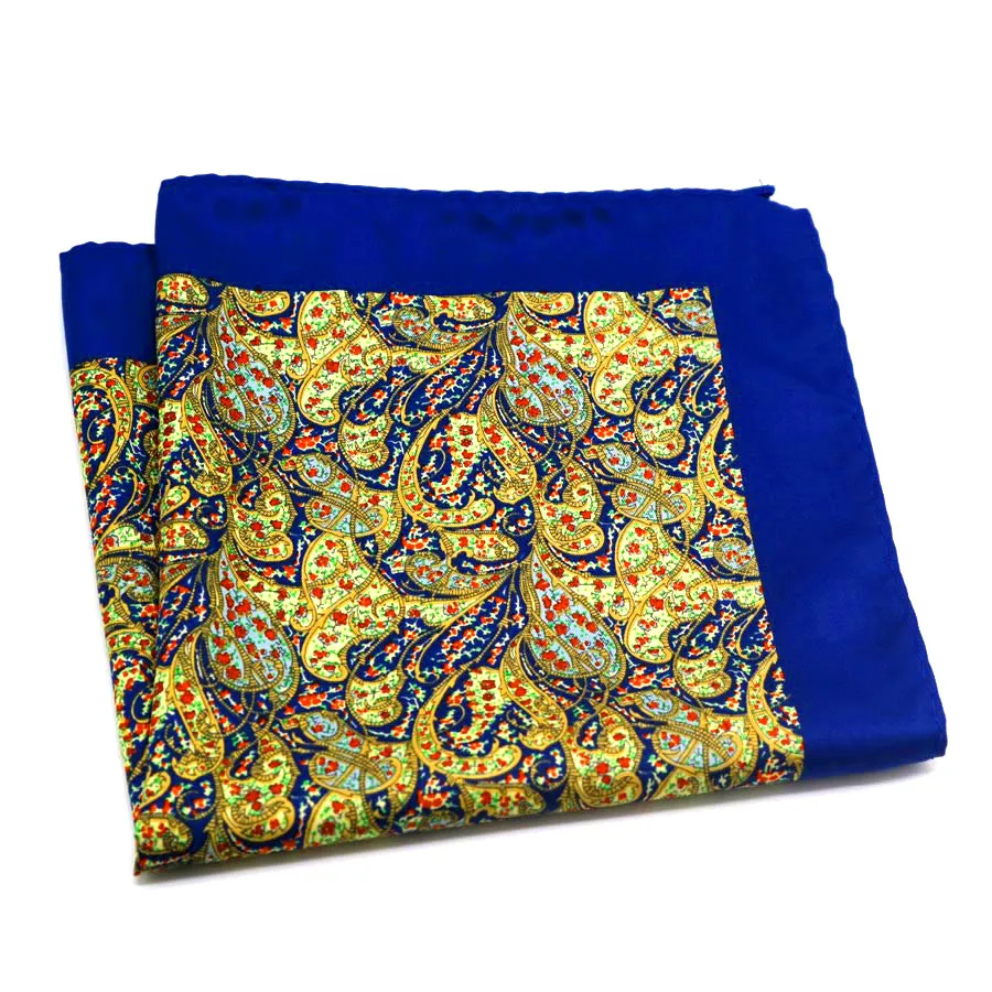 30 Color Luxury Men's Pocket Squares 12In Large Soft Hanky For Men Women Handkerchiefs Chest Towel For Wedding Party Assorted