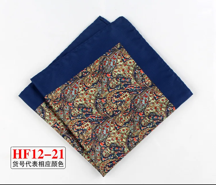 34cm Pocket Square for Men Women Floral Print Suits Hanky Mens Handkerchiefs Suit Square Handkerchief Towels Scarves