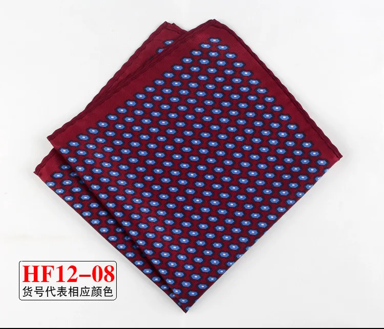 34cm Pocket Square for Men Women Floral Print Suits Hanky Mens Handkerchiefs Suit Square Handkerchief Towels Scarves
