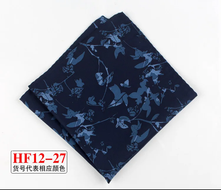 34cm Pocket Square for Men Women Floral Print Suits Hanky Mens Handkerchiefs Suit Square Handkerchief Towels Scarves