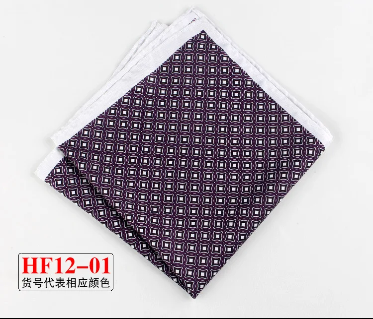 34cm Pocket Square for Men Women Floral Print Suits Hanky Mens Handkerchiefs Suit Square Handkerchief Towels Scarves