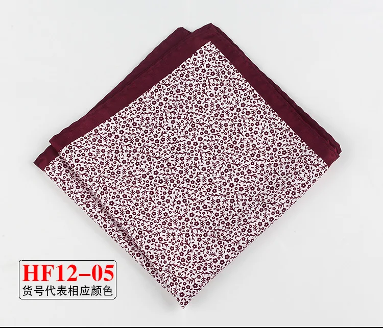 34cm Pocket Square for Men Women Floral Print Suits Hanky Mens Handkerchiefs Suit Square Handkerchief Towels Scarves