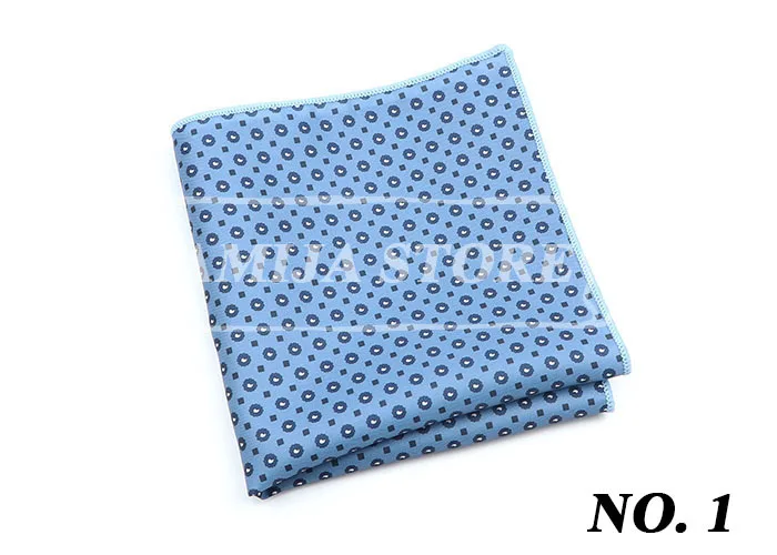 Vintage Fashion Hankerchief Scarves For Man Hankies Men's Pocket Square Handkerchiefs Printing Striped Plaid Snot Rag 26*26cm