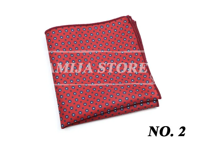 Vintage Fashion Hankerchief Scarves For Man Hankies Men's Pocket Square Handkerchiefs Printing Striped Plaid Snot Rag 26*26cm