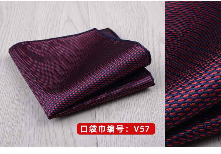 23*23CM Luxury Men's Handkerchief Polka Dot Striped Floral Hankies Polyester Hanky Business Pocket Square Chest Towel Wedding