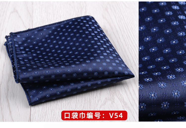 23*23CM Luxury Men's Handkerchief Polka Dot Striped Floral Hankies Polyester Hanky Business Pocket Square Chest Towel Wedding