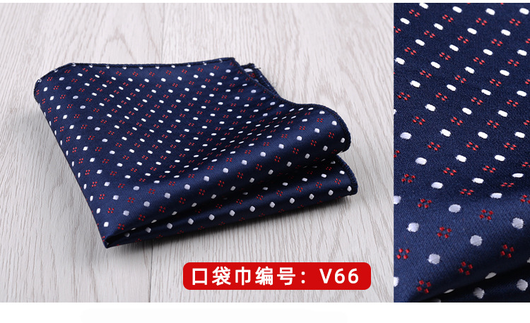 23*23CM Luxury Men's Handkerchief Polka Dot Striped Floral Hankies Polyester Hanky Business Pocket Square Chest Towel Wedding