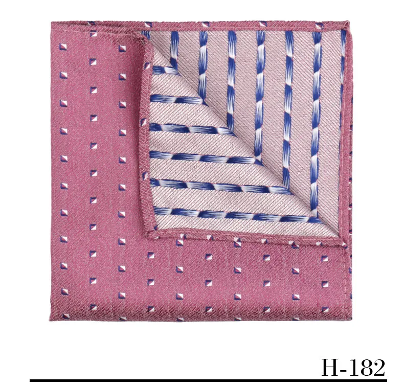 Elegant Men Pocket Square Luxury Paisley Stripe Floral Multiple Colors Available Banquet Business Formal Party Accessories