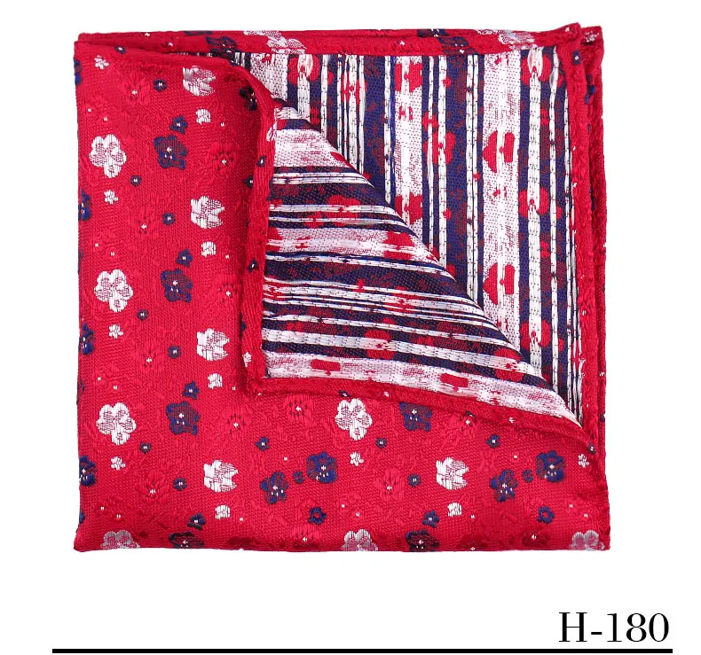 Elegant Men Pocket Square Luxury Paisley Stripe Floral Multiple Colors Available Banquet Business Formal Party Accessories