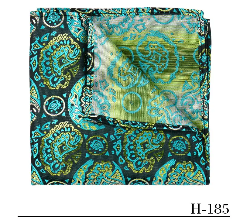 Elegant Men Pocket Square Luxury Paisley Stripe Floral Multiple Colors Available Banquet Business Formal Party Accessories