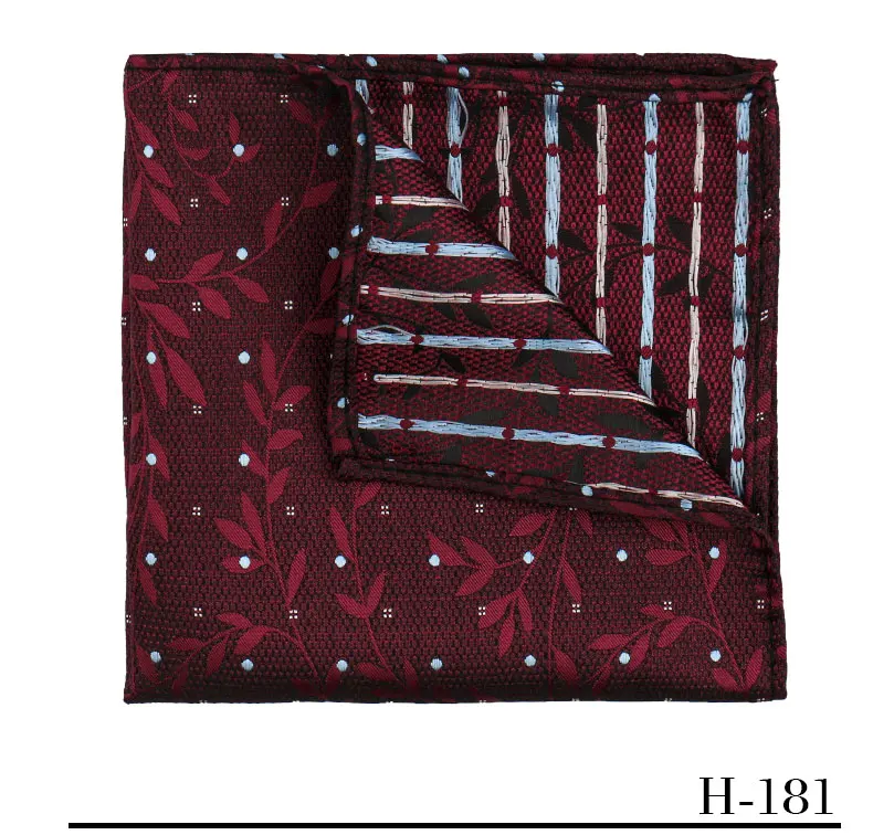 Elegant Men Pocket Square Luxury Paisley Stripe Floral Multiple Colors Available Banquet Business Formal Party Accessories