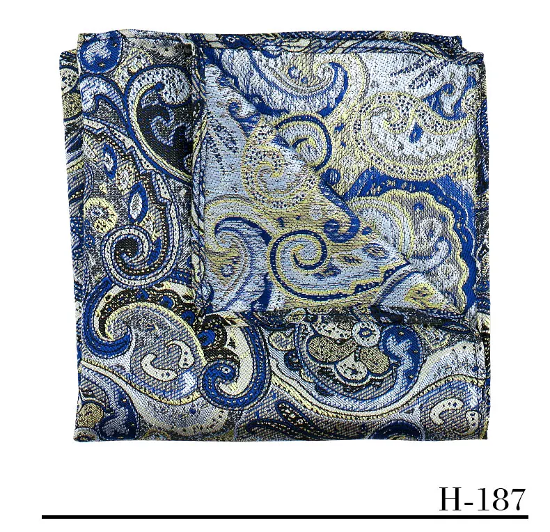 Elegant Men Pocket Square Luxury Paisley Stripe Floral Multiple Colors Available Banquet Business Formal Party Accessories