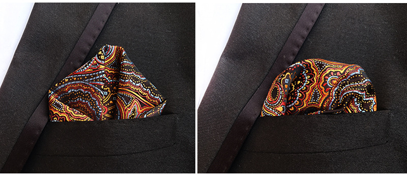 Mens Hanky Pocket Squared Handkerchief Hankerchief Flower Paisley Floral Wedding Party Gift Accessory