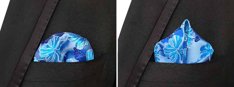 Mens Hanky Pocket Squared Handkerchief Hankerchief Flower Paisley Floral Wedding Party Gift Accessory