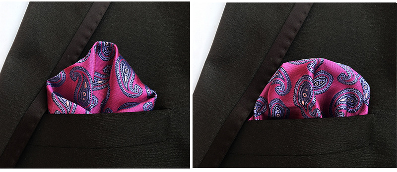 Mens Hanky Pocket Squared Handkerchief Hankerchief Flower Paisley Floral Wedding Party Gift Accessory