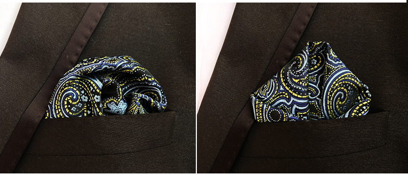 Mens Hanky Pocket Squared Handkerchief Hankerchief Flower Paisley Floral Wedding Party Gift Accessory