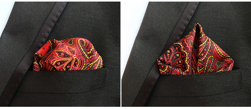 Mens Hanky Pocket Squared Handkerchief Hankerchief Flower Paisley Floral Wedding Party Gift Accessory