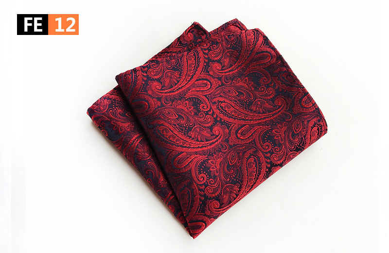 Mens Hanky Pocket Squared Handkerchief Hankerchief Flower Paisley Floral Wedding Party Gift Accessory