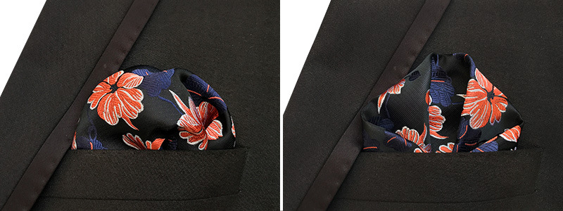 Mens Hanky Pocket Squared Handkerchief Hankerchief Flower Paisley Floral Wedding Party Gift Accessory